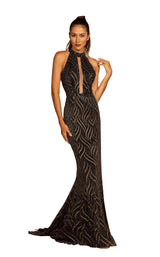 1 of 4 Elizabeth K GL2659 Dress Black