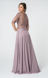 6 of 14 Elizabeth K GL2812 Dress Mauve