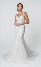 1 of 4 GLS by Gloria GL2815 Dress Ivory