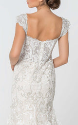 4 of 4 GLS by Gloria GL2822 Dress Ivory-Champagne