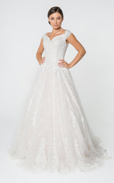 1 of 4 GLS by Gloria GL2823 Dress Ivory-Cream