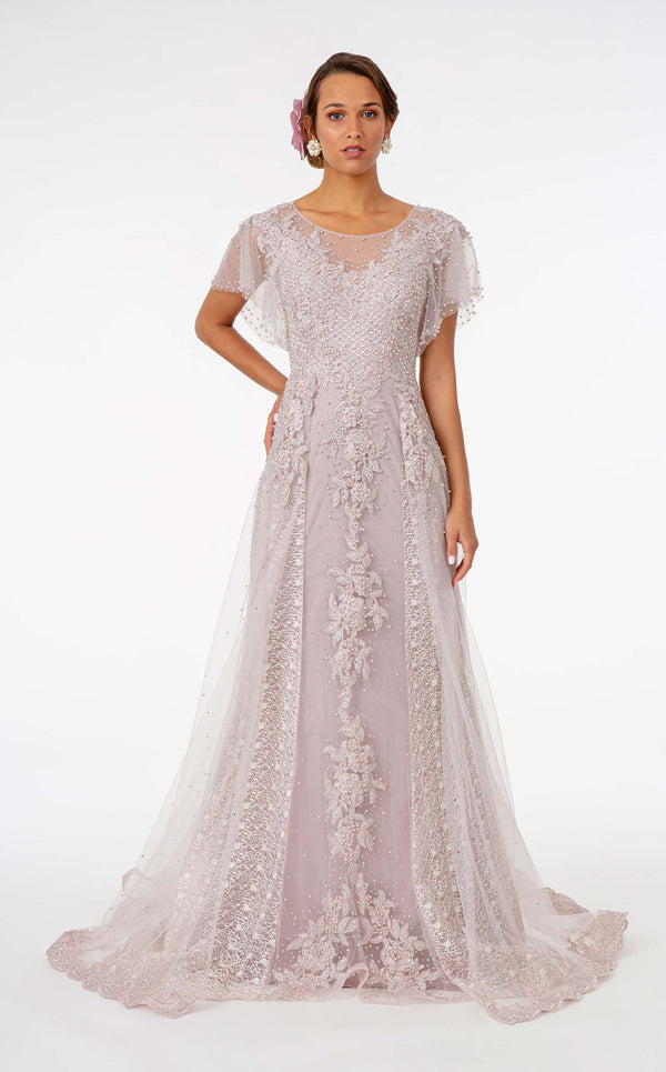 GLS by Gloria GL2881 Dress Mauve