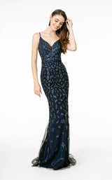 2 of 8 Elizabeth K GL2917 Dress Navy