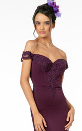 11 of 20 Elizabeth K GL2958 Dress Eggplant