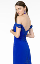 18 of 20 Elizabeth K GL2958 Dress Royal-Blue