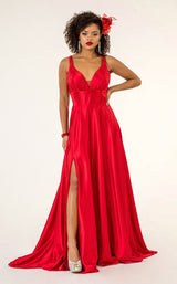 4 of 25 Elizabeth K GL2963 Dress Red