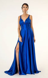 5 of 25 Elizabeth K GL2963 Dress Royal-Blue