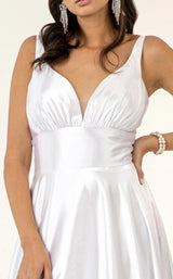 20 of 25 Elizabeth K GL2963 Dress White