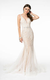 1 of 4 GLS by Gloria GL2985 Dress Ivory-Cream