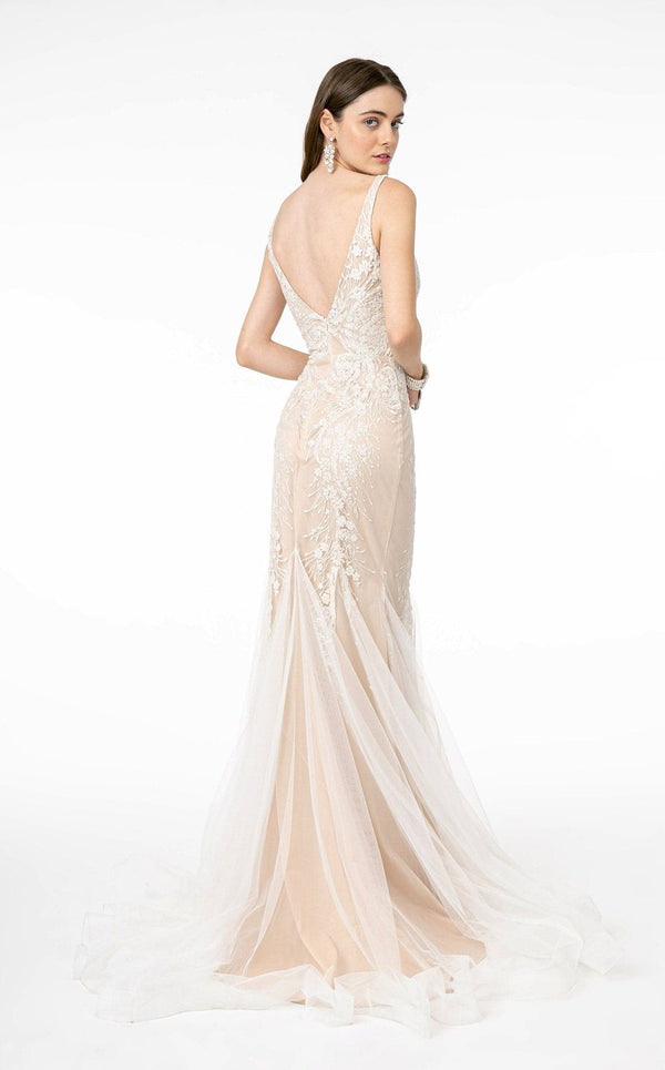 GLS by Gloria GL2985 Dress Ivory-Cream