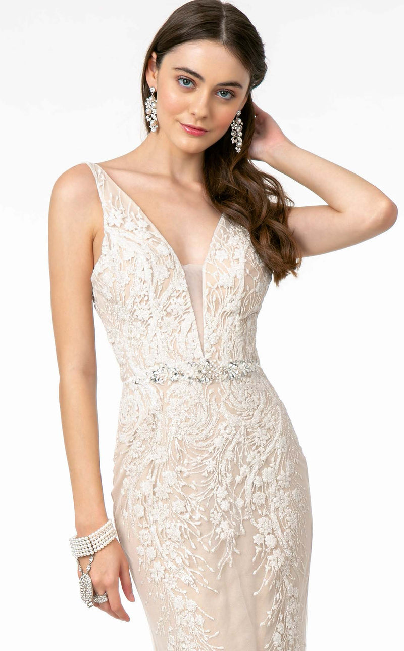 GLS by Gloria GL2985 Dress Ivory-Cream