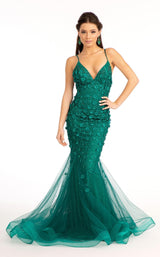 1 of 8 GLS by Gloria GL3000 Dress Emerald-Green