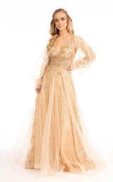 1 of 8 GLS by Gloria GL3001 Dress Champagne