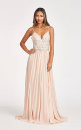 1 of 8 GLS by Gloria GL3005 Dress Champagne