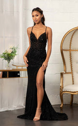 1 of 8 GLS by Gloria GL3006 Dress Black