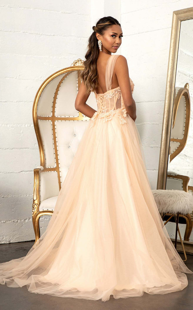 GLS by Gloria GL3007 Dress Champagne