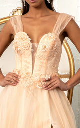 5 of 8 GLS by Gloria GL3007 Dress Champagne