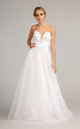 1 of 4 GLS by Gloria GL3010 Dress White