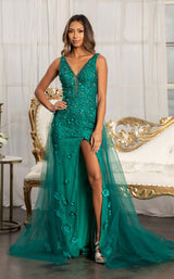 2 of 12 GLS by Gloria GL3011 Dress Emerald-Green