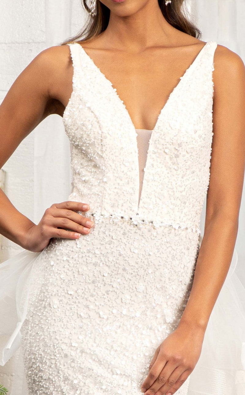 GLS by Gloria GL3014 Dress Ivory-Champagne