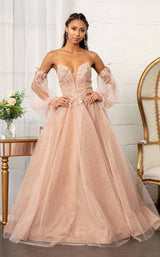 2 of 8 GLS by Gloria GL3015 Dress Rose-Gold