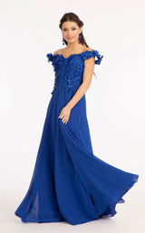 4 of 26 Elizabeth K GL3018 Dress Royal-Blue