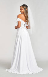 13 of 26 Elizabeth K GL3018 Dress White