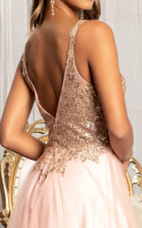 8 of 8 Elizabeth K GL3020 Dress Rose-Gold