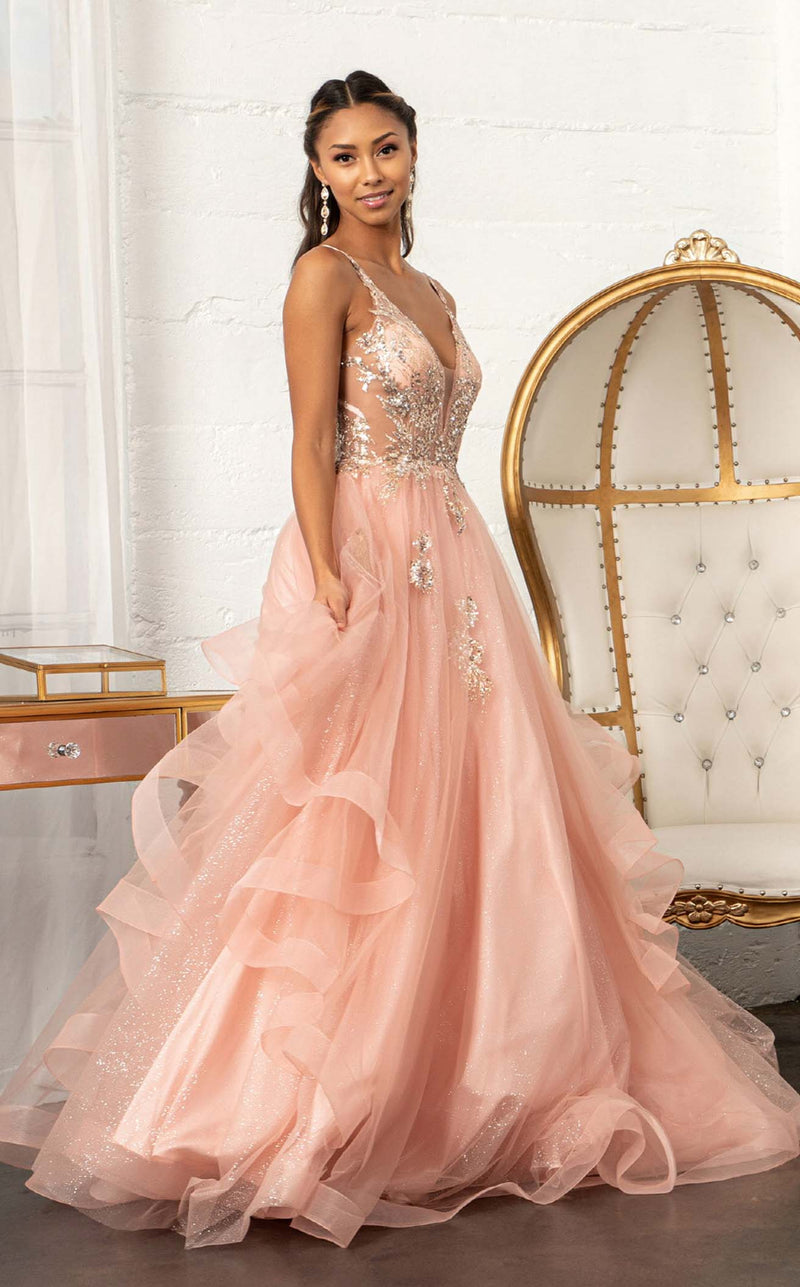 Elizabeth K GL3021 Dress Rose-Gold