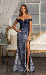 2 of 12 GLS by Gloria GL3024 Dress Navy