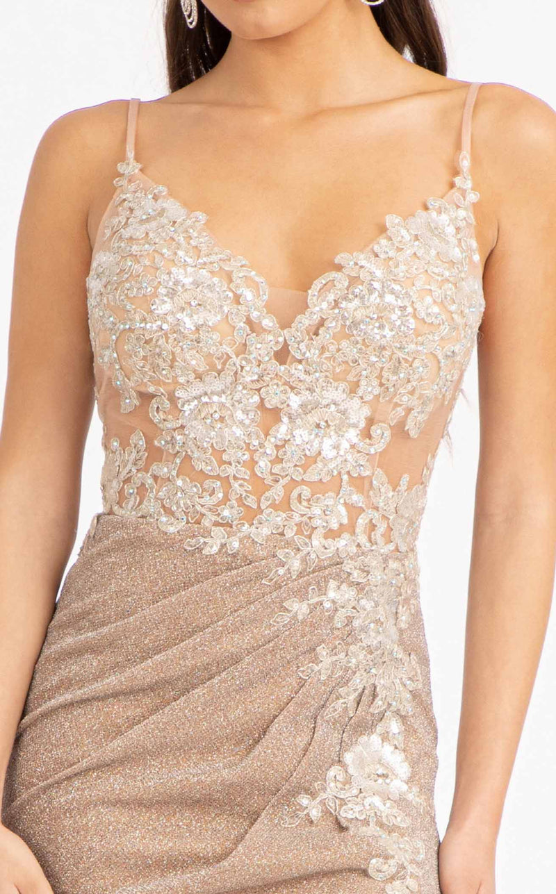 Elizabeth K GL3030 Dress Champagne