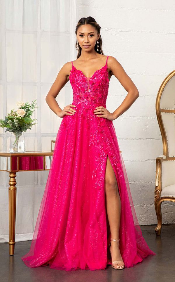 GLS by Gloria GL3034 Dress Fuchsia