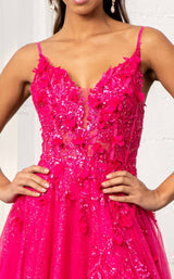 5 of 8 GLS by Gloria GL3034 Dress Fuchsia