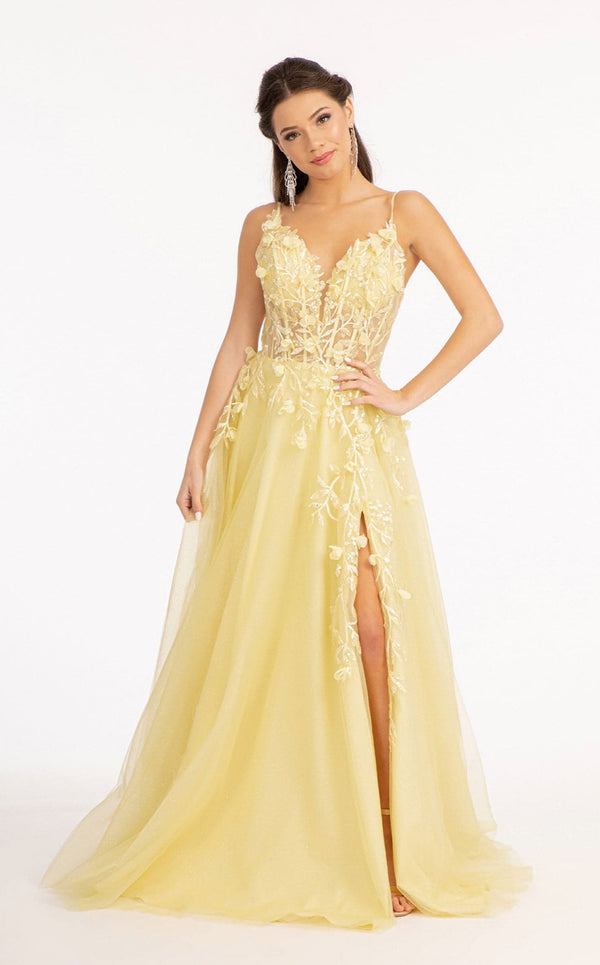 GLS by Gloria GL3034 Dress Yellow