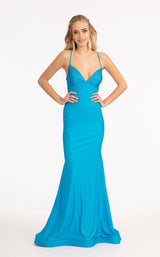 3 of 14 Elizabeth K GL3035 Dress Turquoise