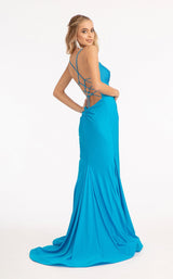 6 of 14 Elizabeth K GL3035 Dress Turquoise