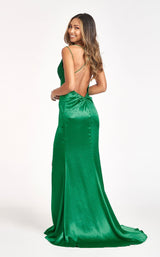 4 of 12 Elizabeth K GL3038 Dress Emerald-Green