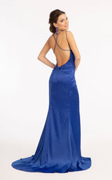 6 of 12 Elizabeth K GL3038 Dress Royal-Blue