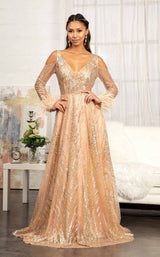 1 of 2 GLS by Gloria GL3041 Dress Rose-Gold