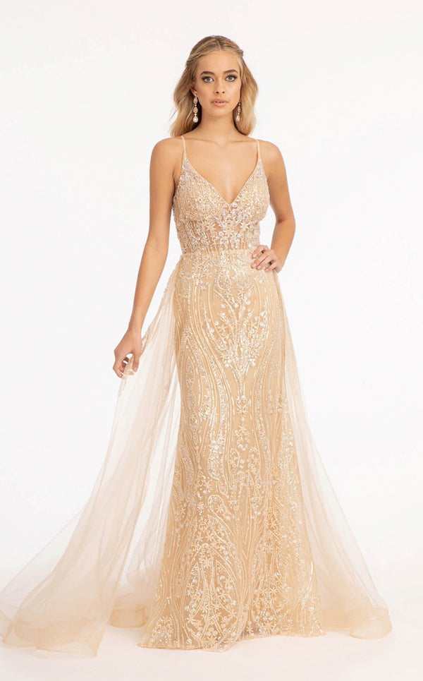 GLS by Gloria GL3043 Dress Champagne