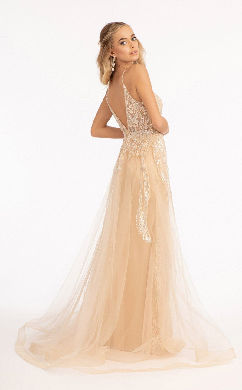 GLS by Gloria GL3043 Dress Champagne