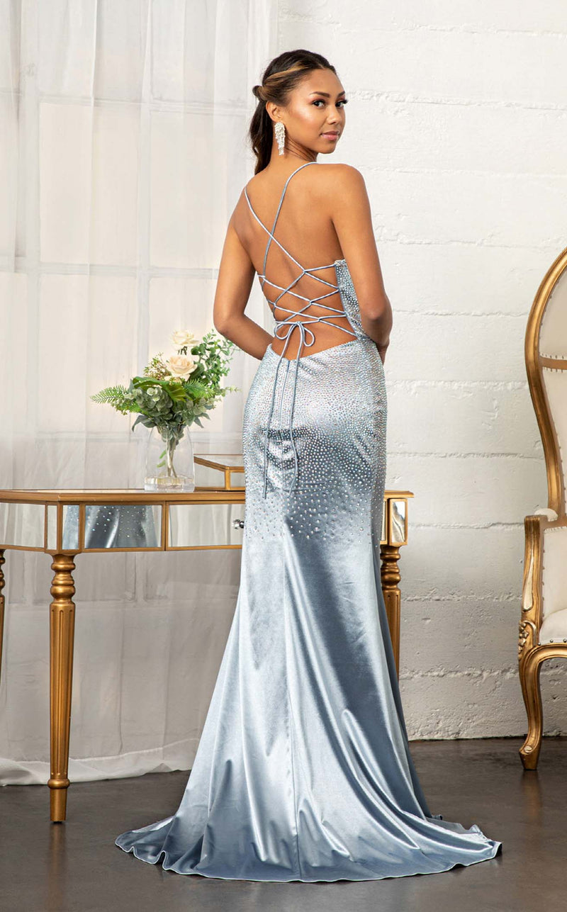 Elizabeth K GL3045 Dress Light-Blue