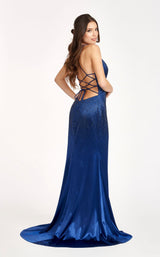 6 of 6 Elizabeth K GL3045 Dress Royal-Blue