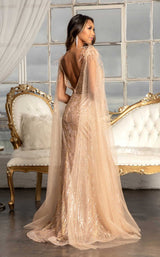 5 of 12 GLS by Gloria GL3047 Dress Rose-Gold