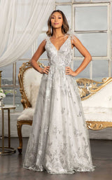 2 of 8 GLS by Gloria GL3048 Dress Silver