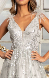 6 of 8 GLS by Gloria GL3048 Dress Silver