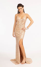 3 of 16 Elizabeth K GL3049 Dress Rose-Gold