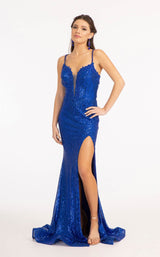 4 of 16 Elizabeth K GL3050 Dress Royal-Blue