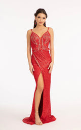 2 of 12 Elizabeth K GL3053 Dress Red