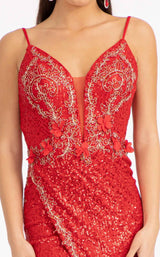 8 of 12 Elizabeth K GL3053 Dress Red